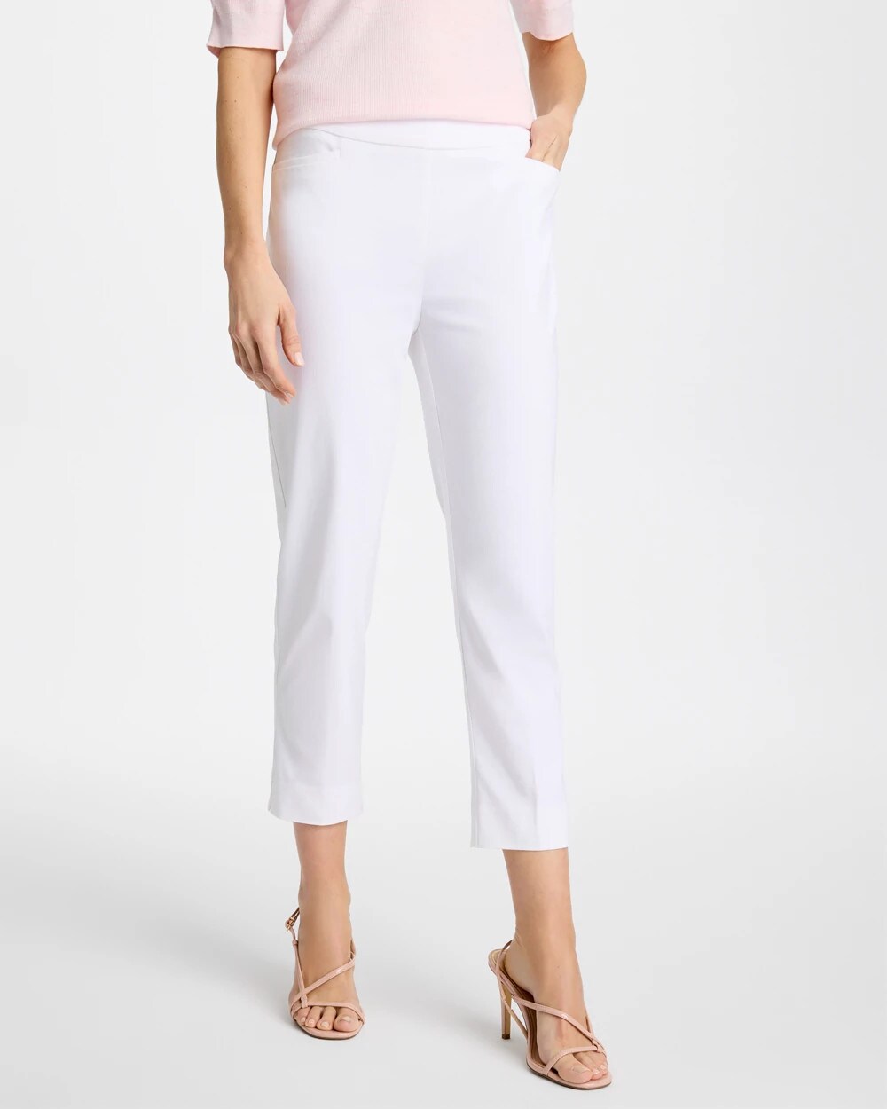 Brigitte Pull-On Cropped Pants
