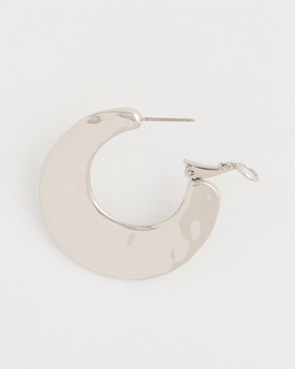 Hammered Hoop Earrings
