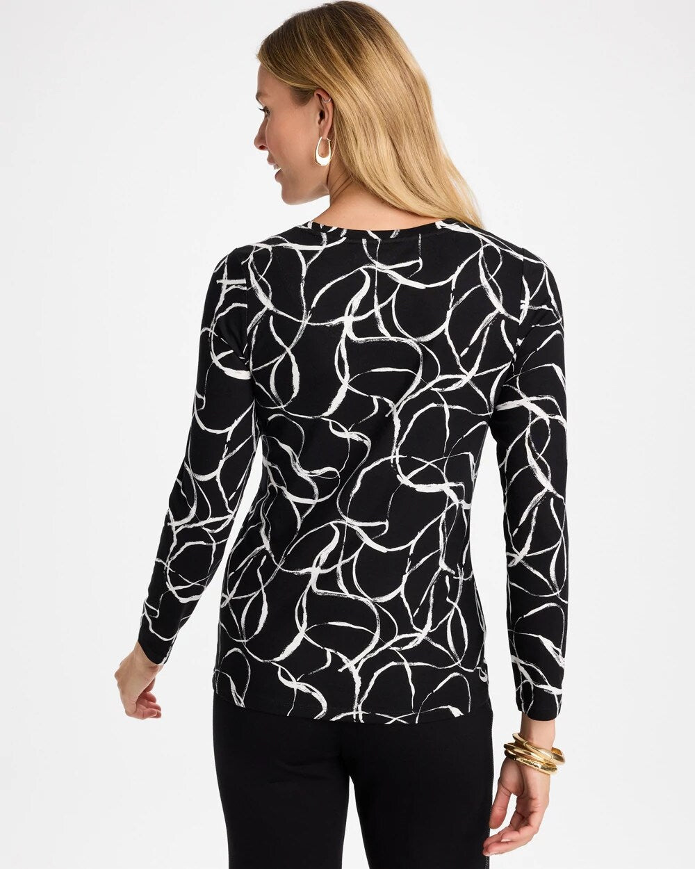 Printed Touch of Cool Layering Tee
