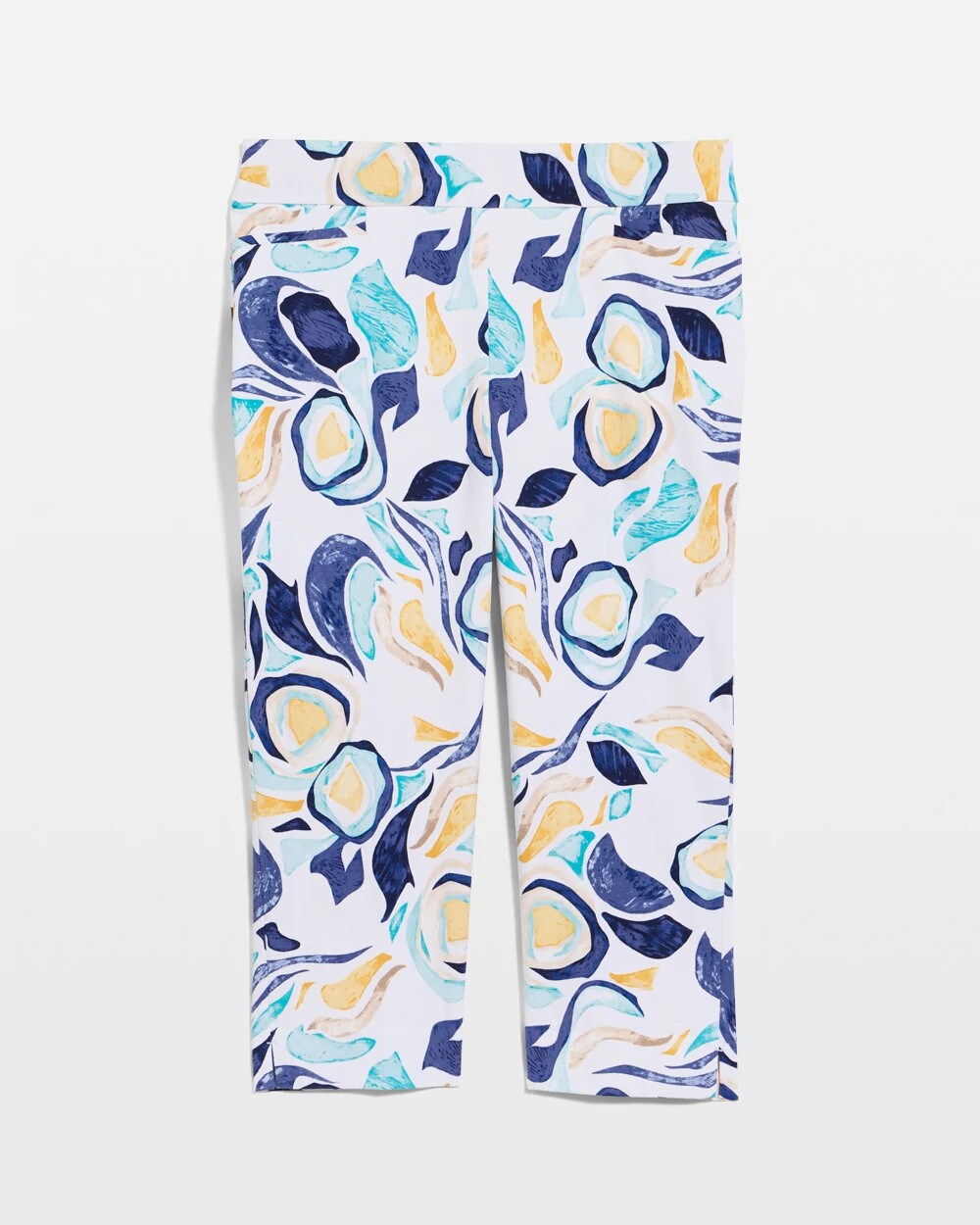 Brigitte Slim Handpainted Pull-On Capri
