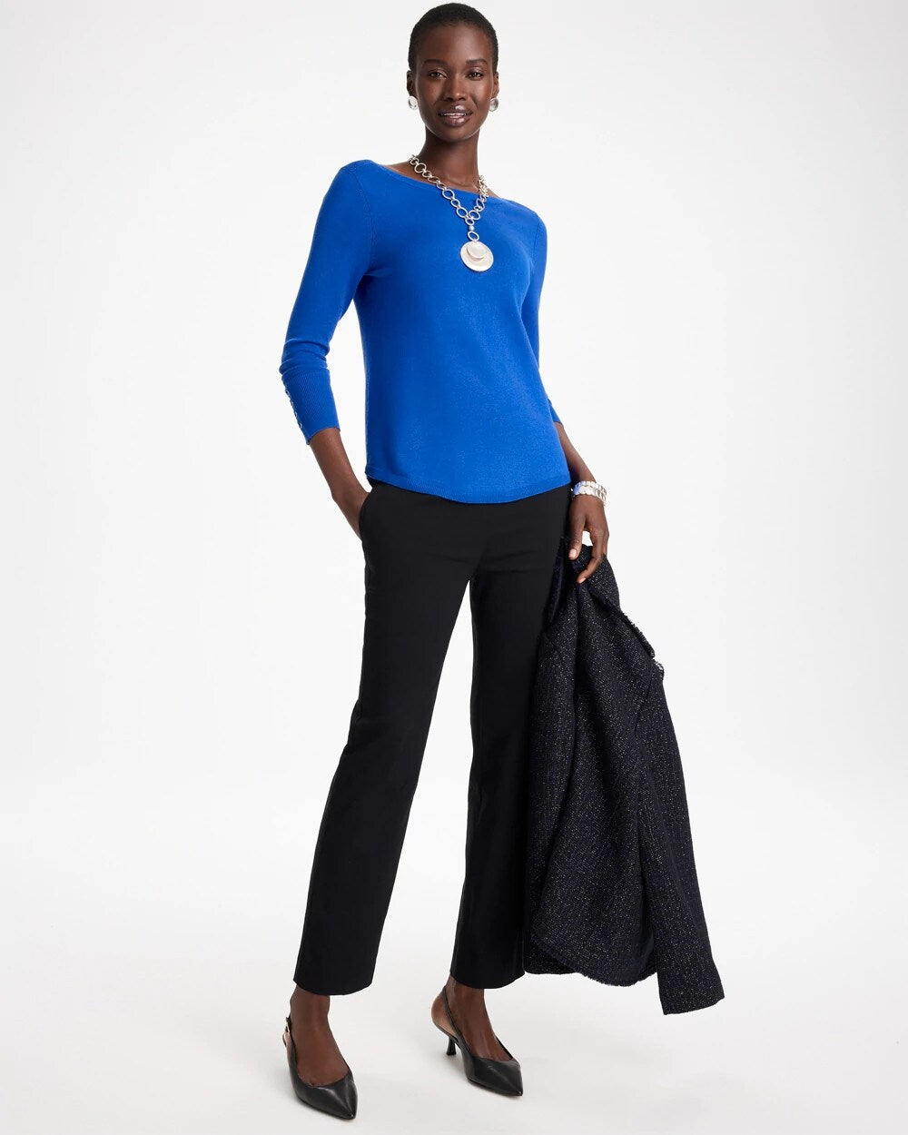 Ella Bateau Pullover Sweater