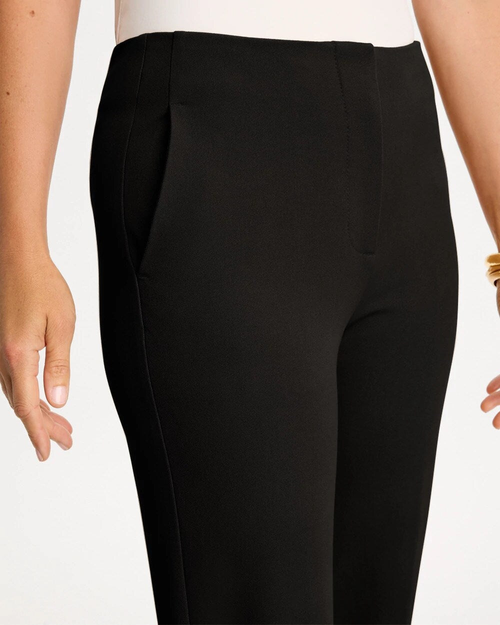 Soft-Stretch Twill Hollywood Waist Pants