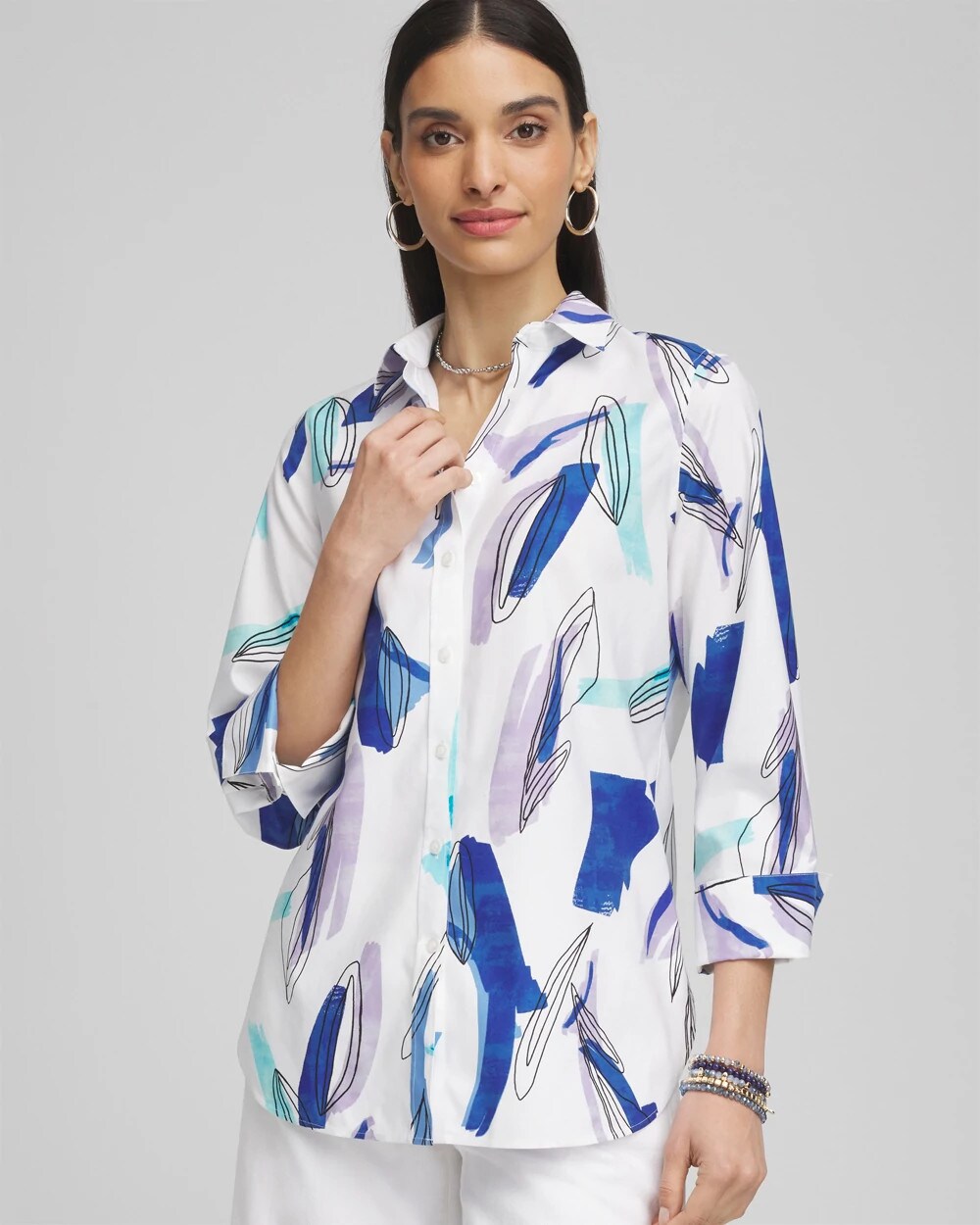 No Iron Coastal Stretch Shirt