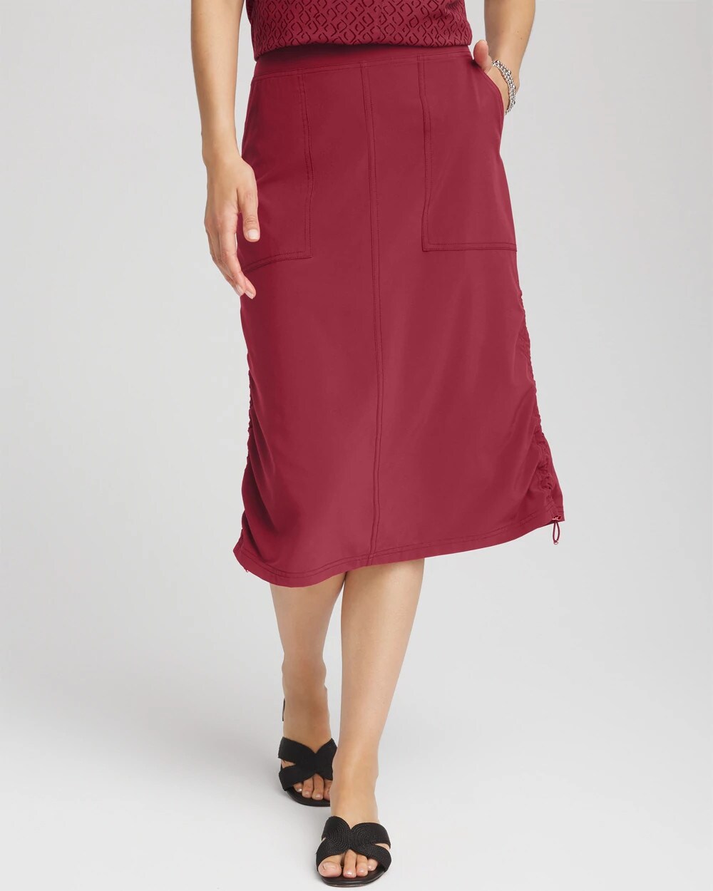 Zenergy UPF Bungee-Hem Pull-On Skirt