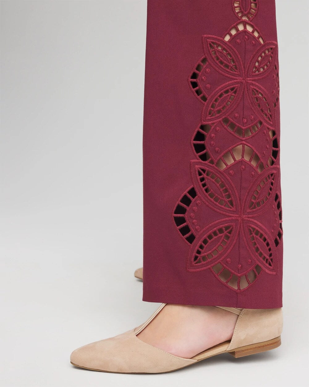Brigitte Cut-out Wide-Leg Pants