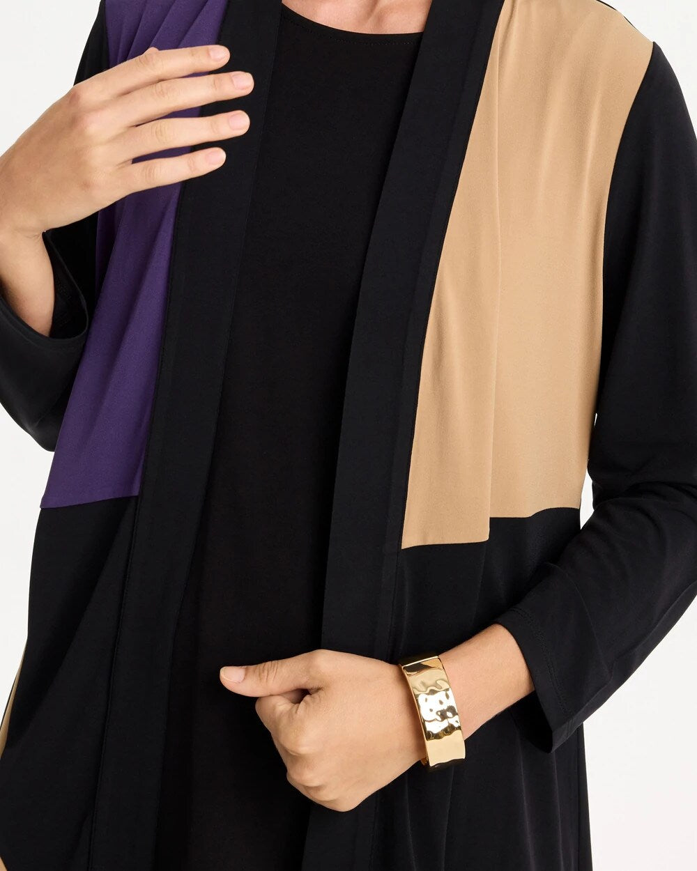 Travelers Knit Colorblock Cardigan