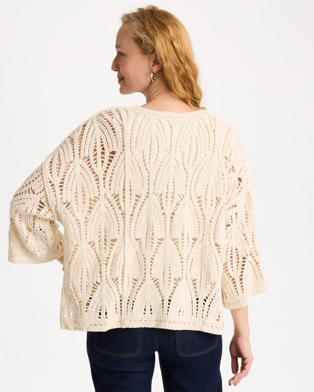 Sequin Crochet Kimono