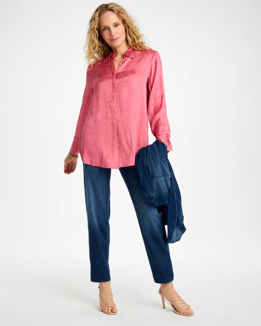 Slim Tapered Ankle Knit Denim