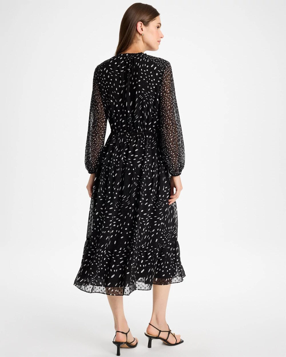 Clip Dot Maxi Dress