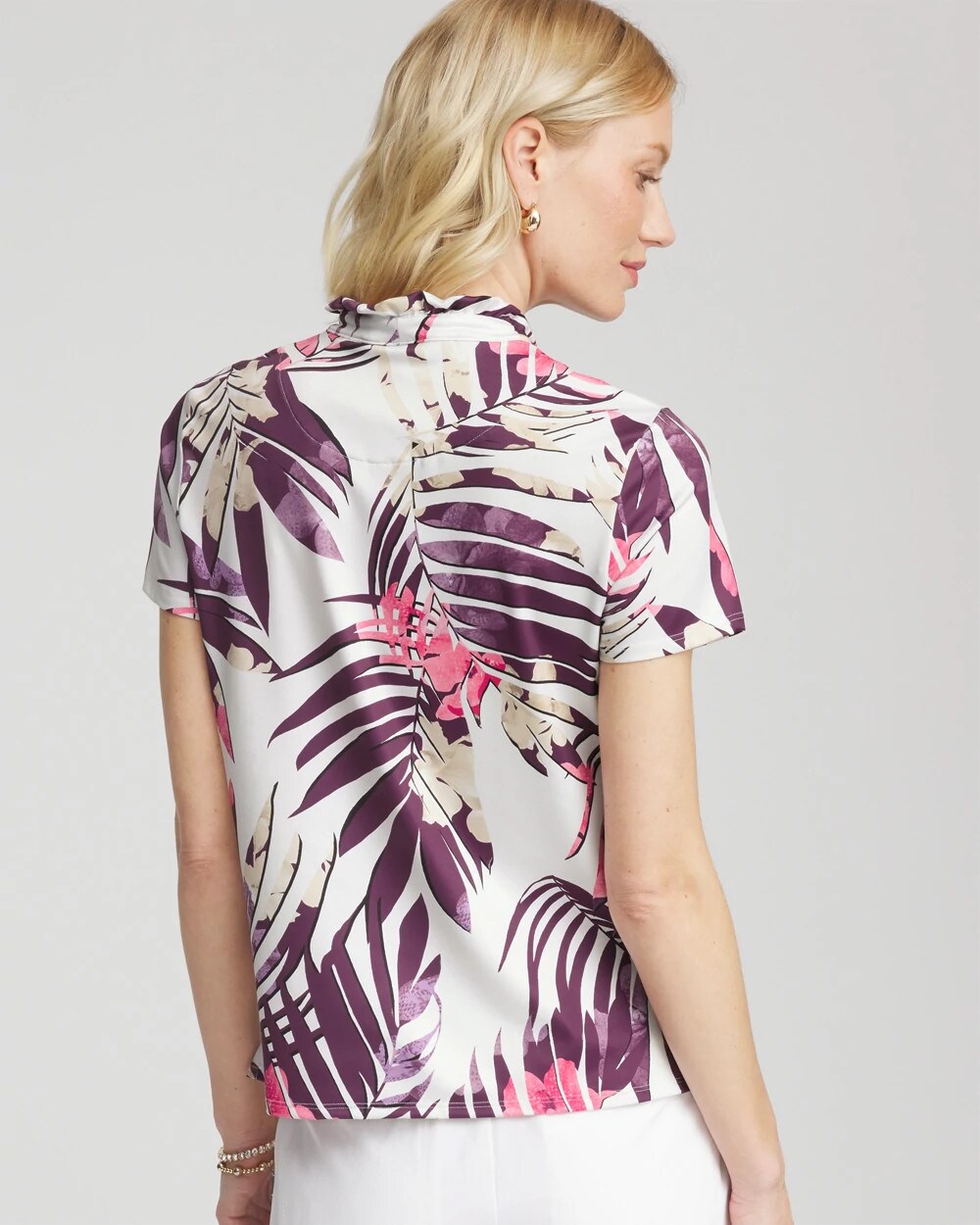 Zenergy UPF Ruffle-Neck Polo