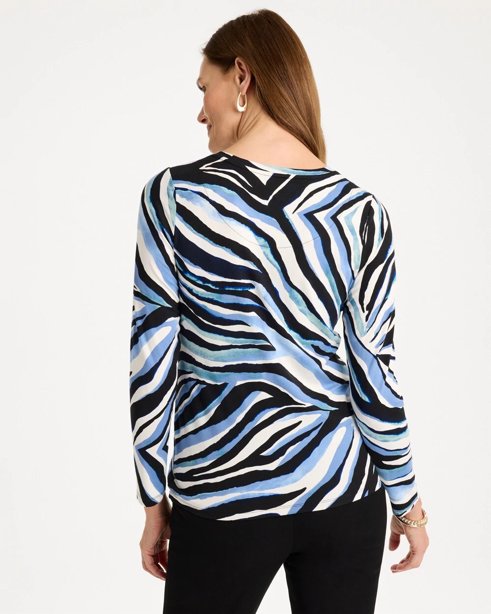 Abstract Touch of Cool Layering Tee