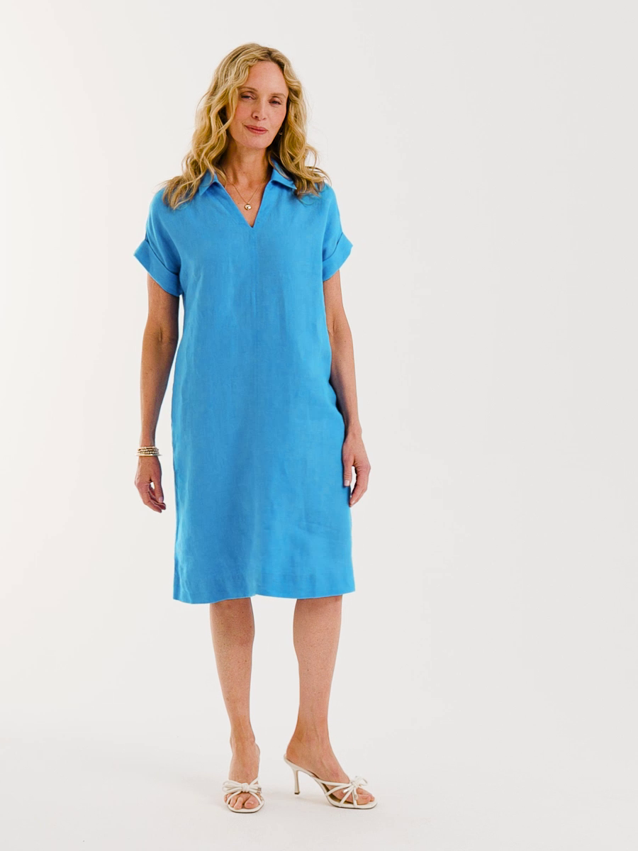 Linen Collared Dress