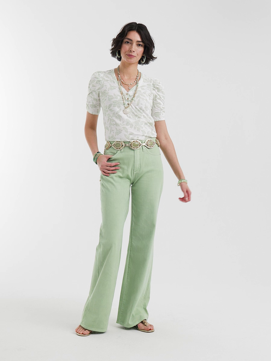 So Slimming High Rise Wide Leg Jeans