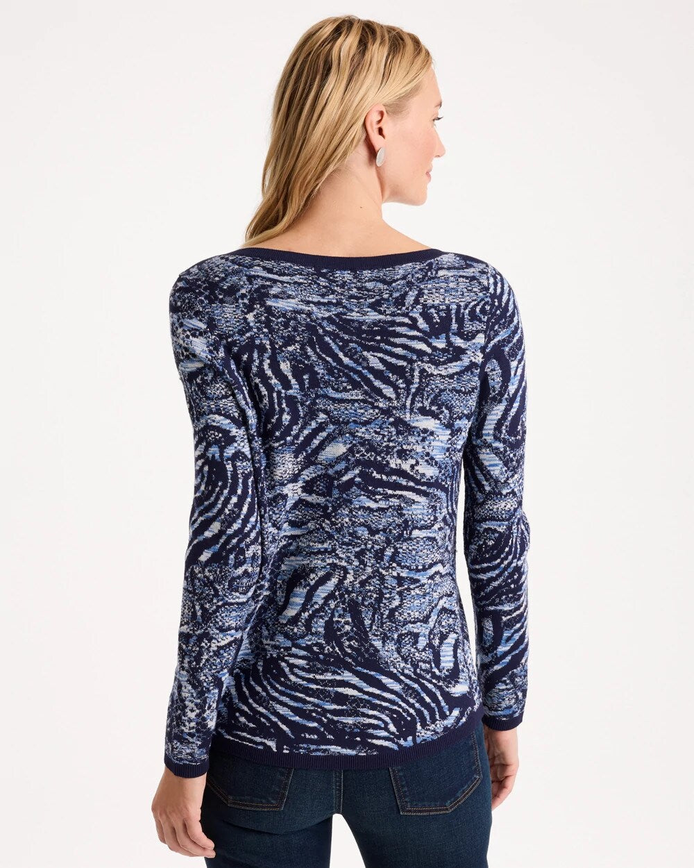 Ella Intarsia Bateau Pullover Sweater