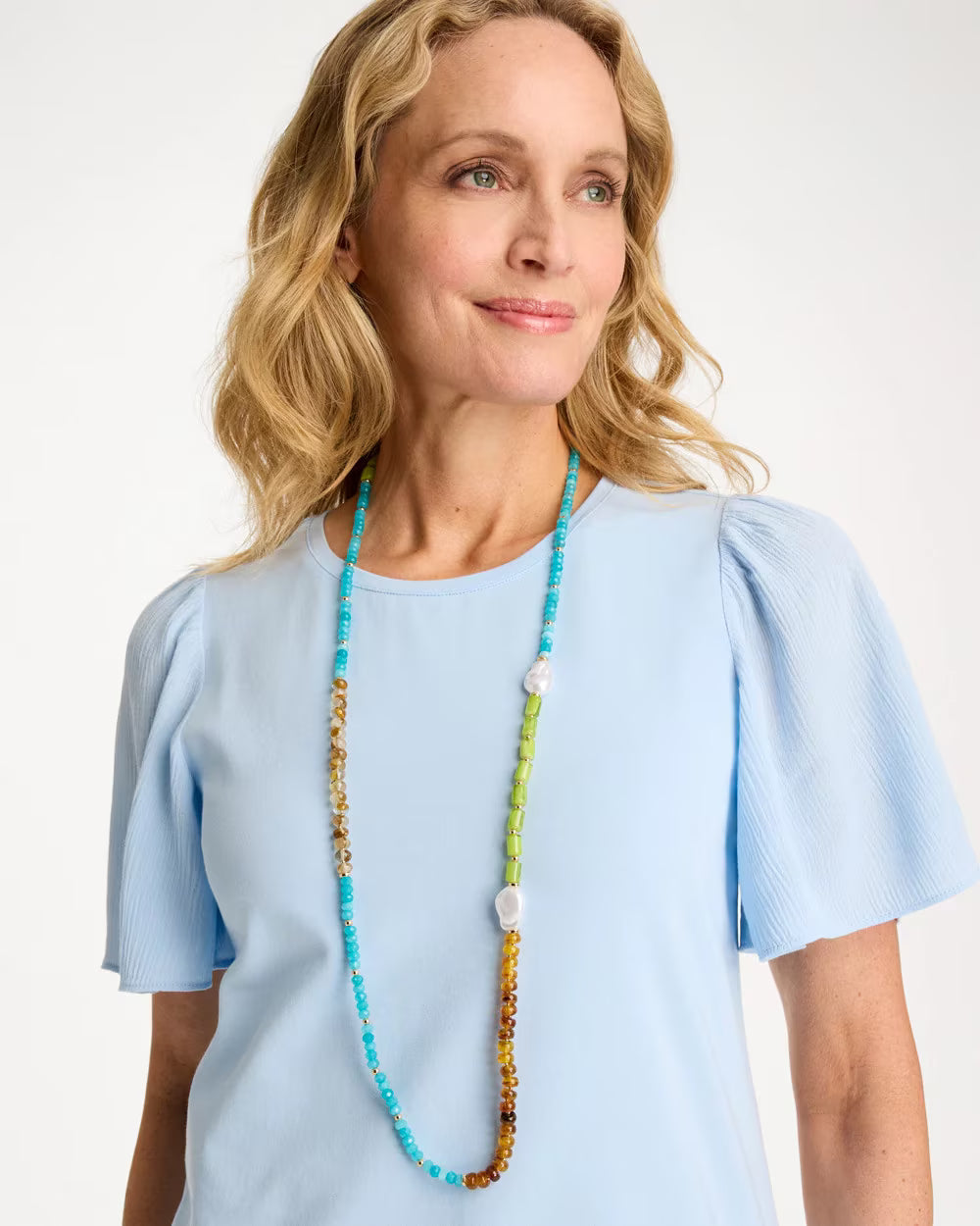 Resin Single-Strand Necklace