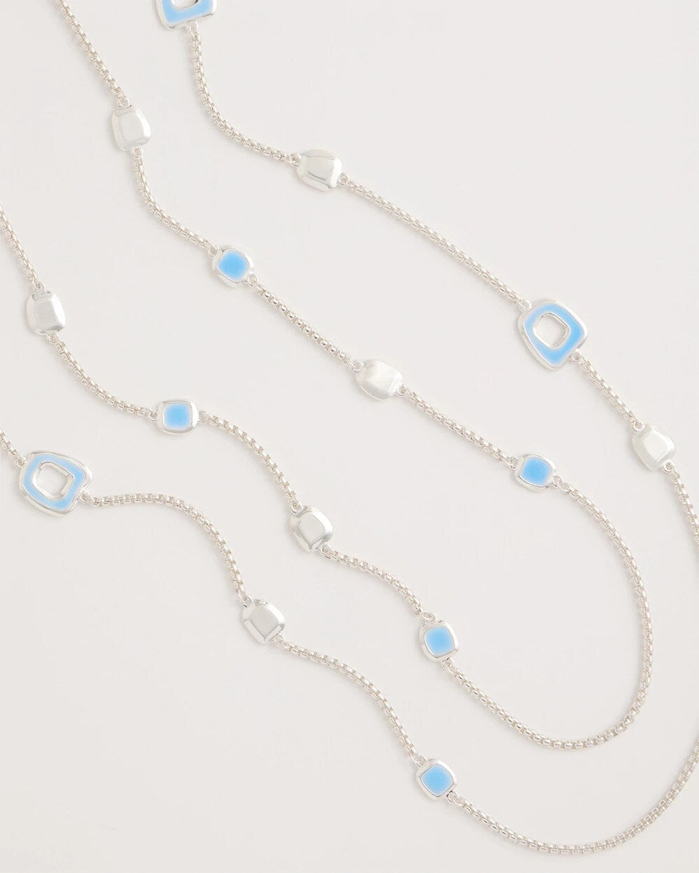 Sea Glass Inspired Charm Necklace
