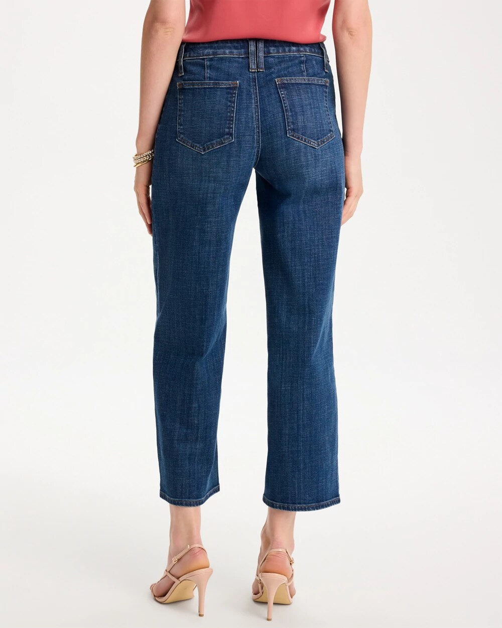 Girlfriend Wide-Leg Crop Jeans
