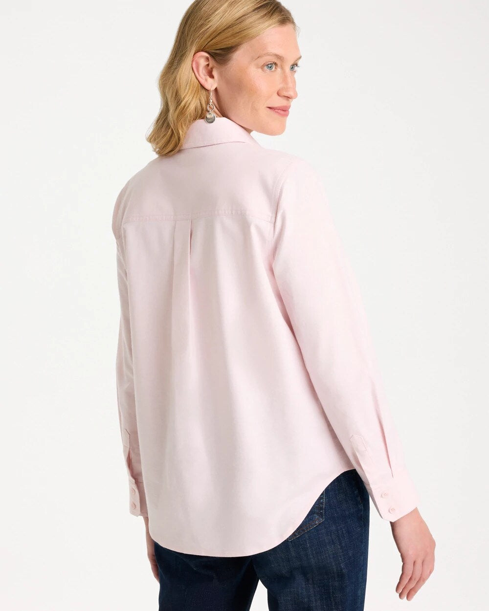 Cotton-Blend Oxford Shirt