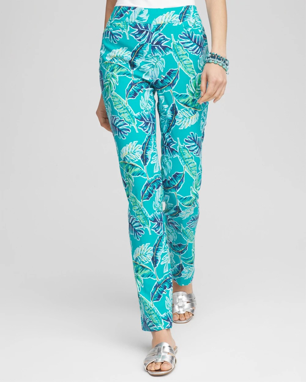 Brigitte Tropical  Slim Leg Pants