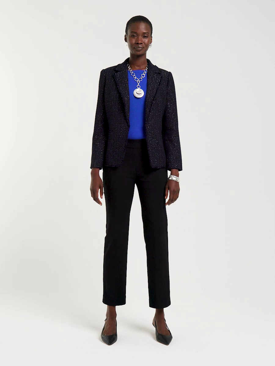 Soft-Stretch Twill Hollywood Waist Pants