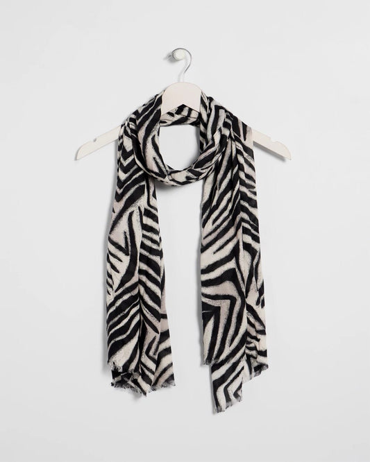 Zebra Animal Print Oblong Scarf