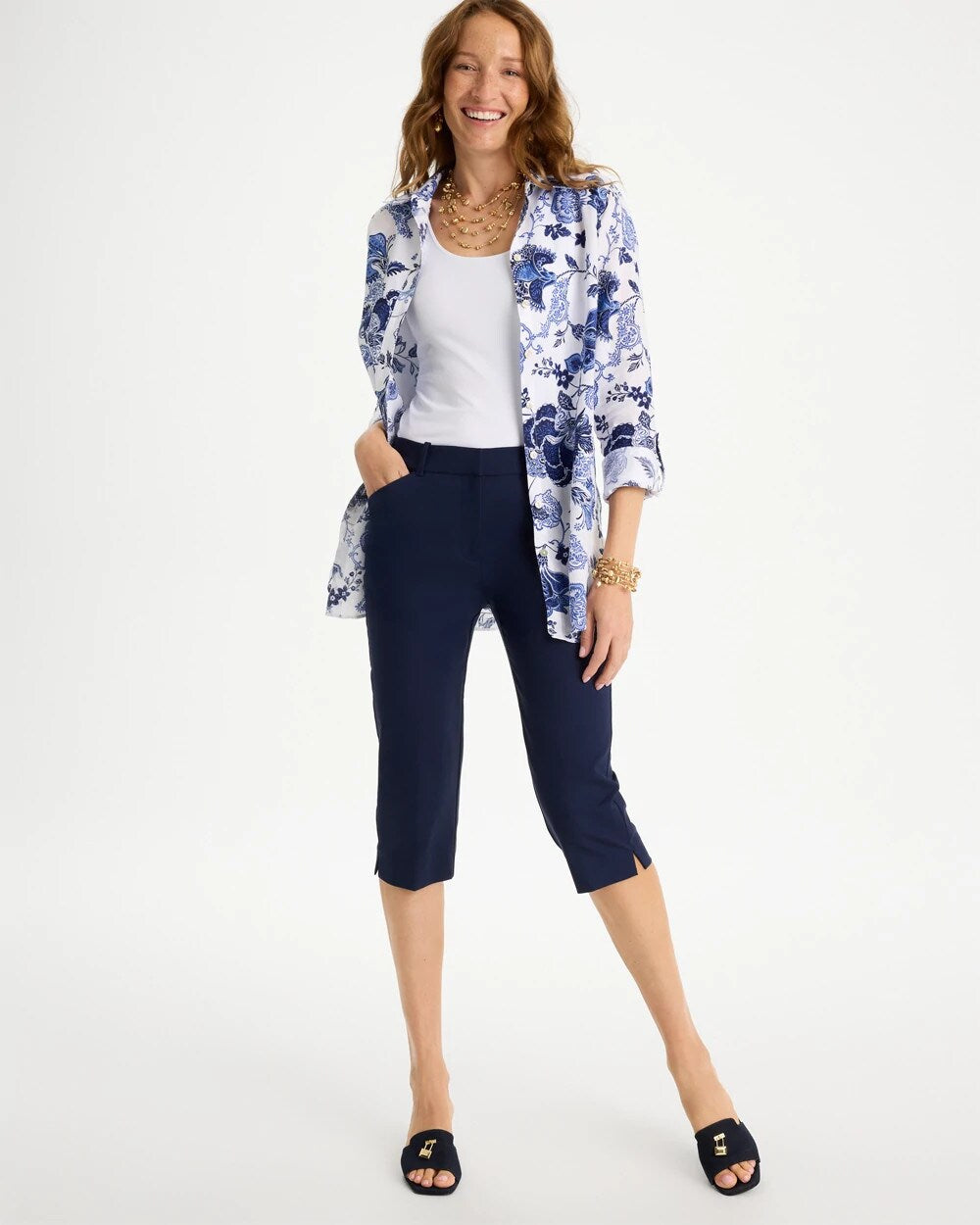 Emme Slim Capri Pants