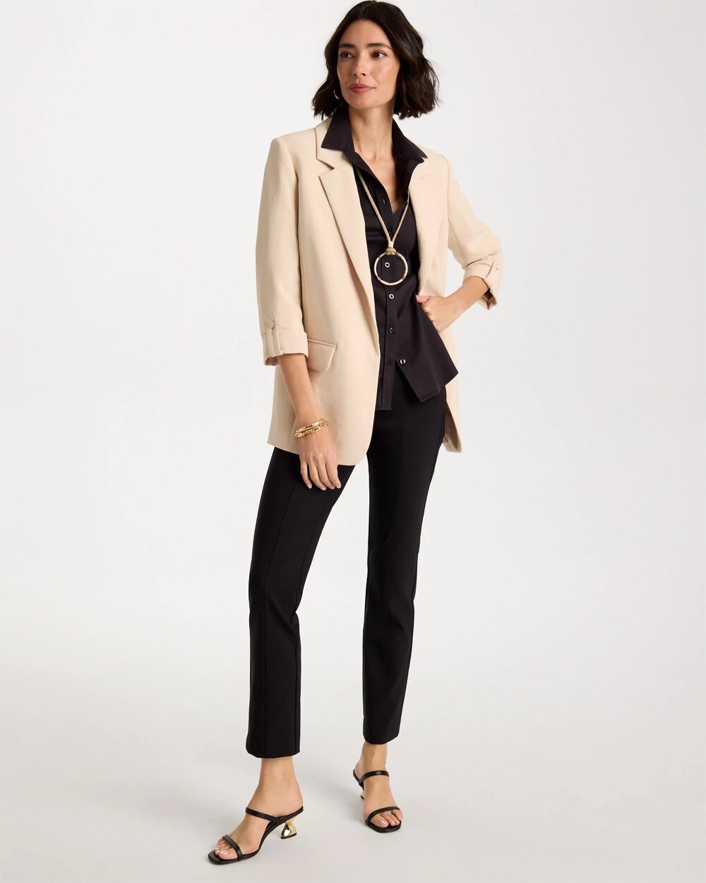 Juliet Bi-Stretch Slim Ankle Pants