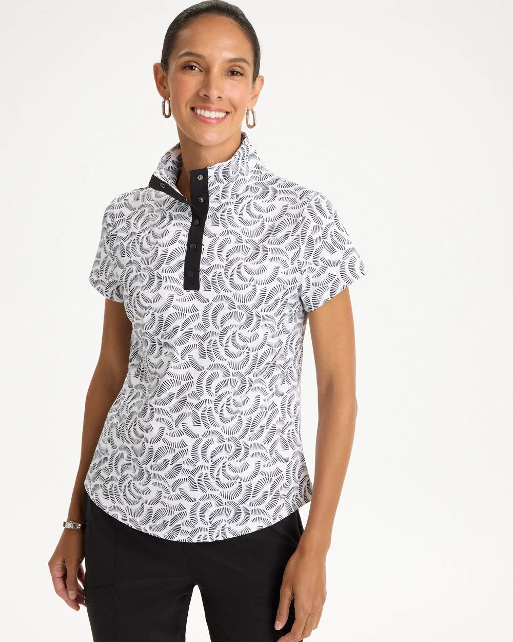 Zenergy UPF Printed Polo