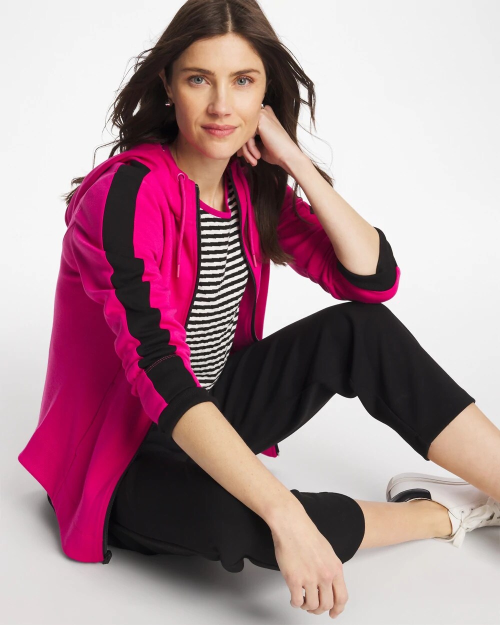 Zenergy Double-Knit Contrast Jacket