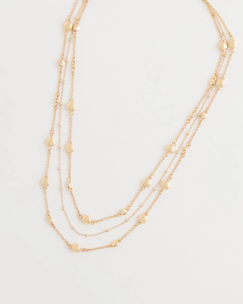 Short Multi-Strand Illusion Necklace
