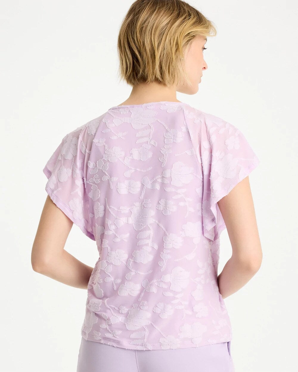 Burnout Floral Tee