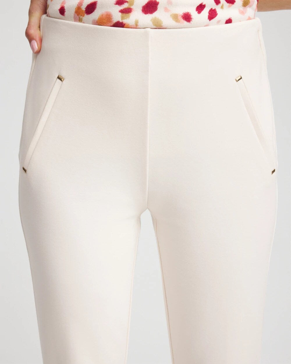 Juliet Slim Trim Detail Ankle Pants