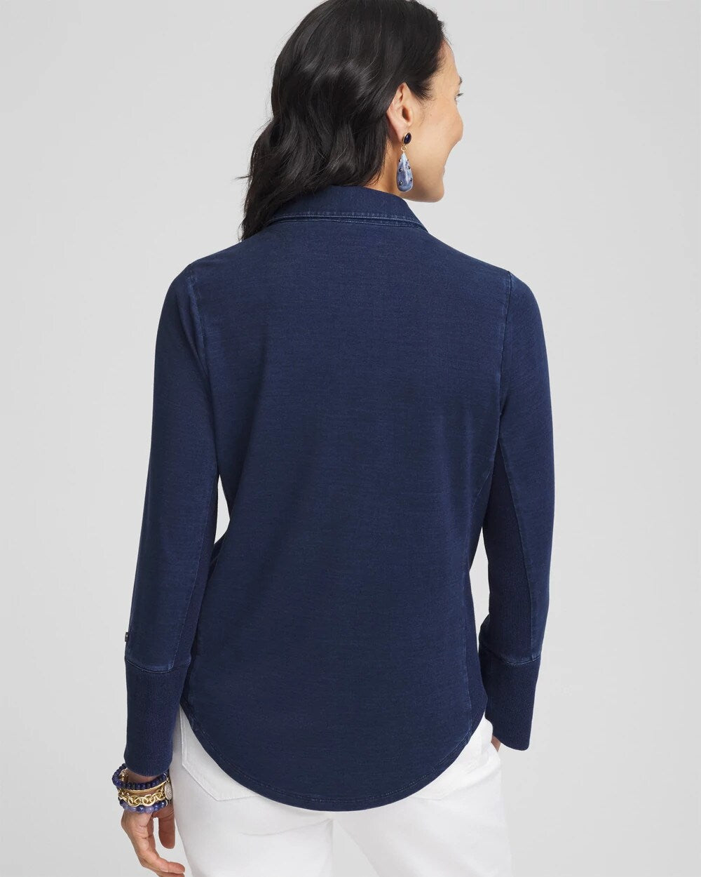 Collared Henley Top