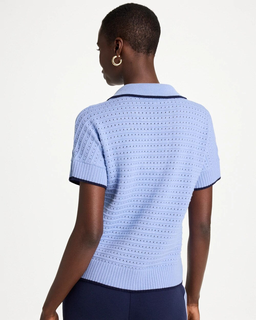 Zenergy Luxe Pointelle Sweater