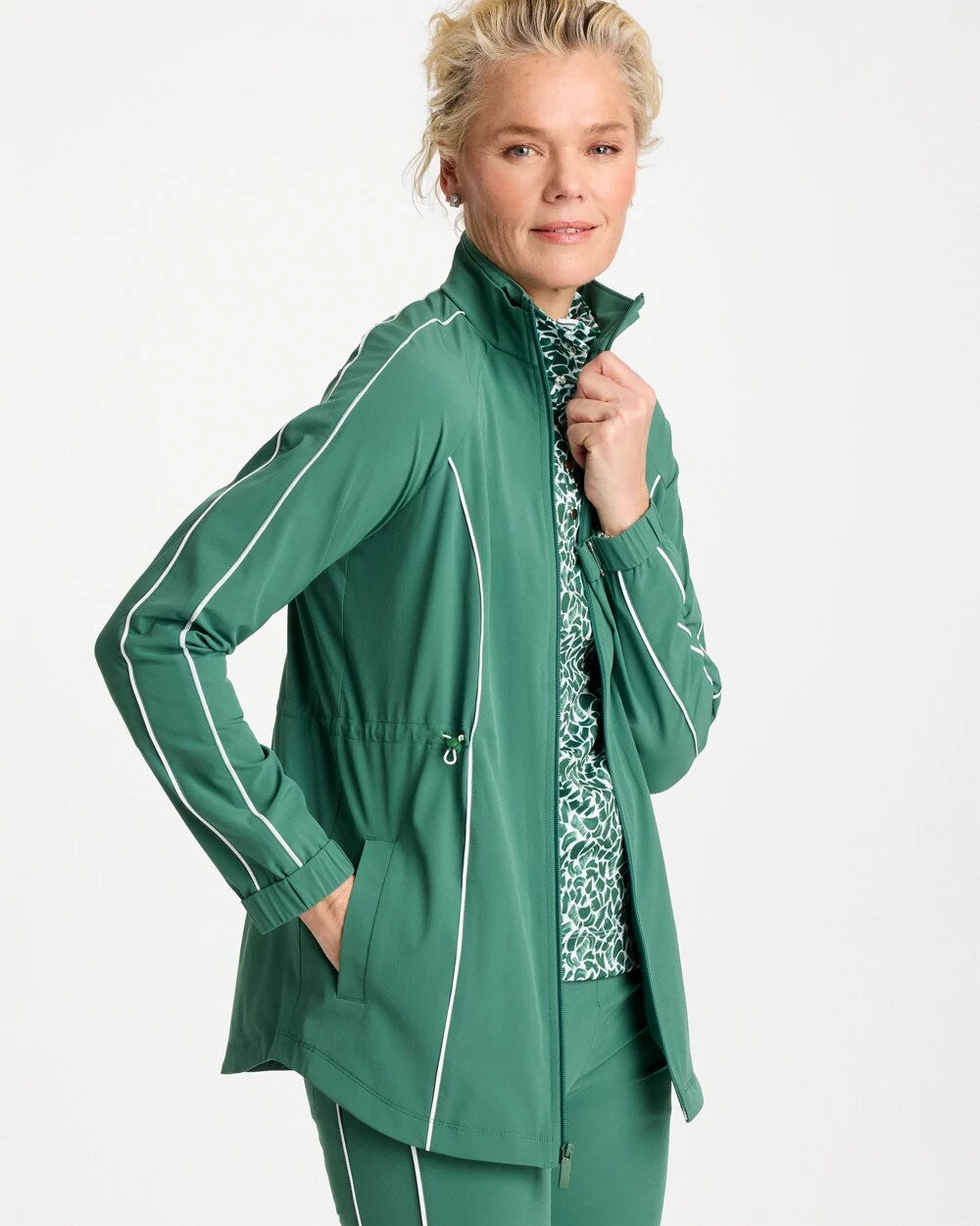 Zenergy UPF Piping Anorak Jacket