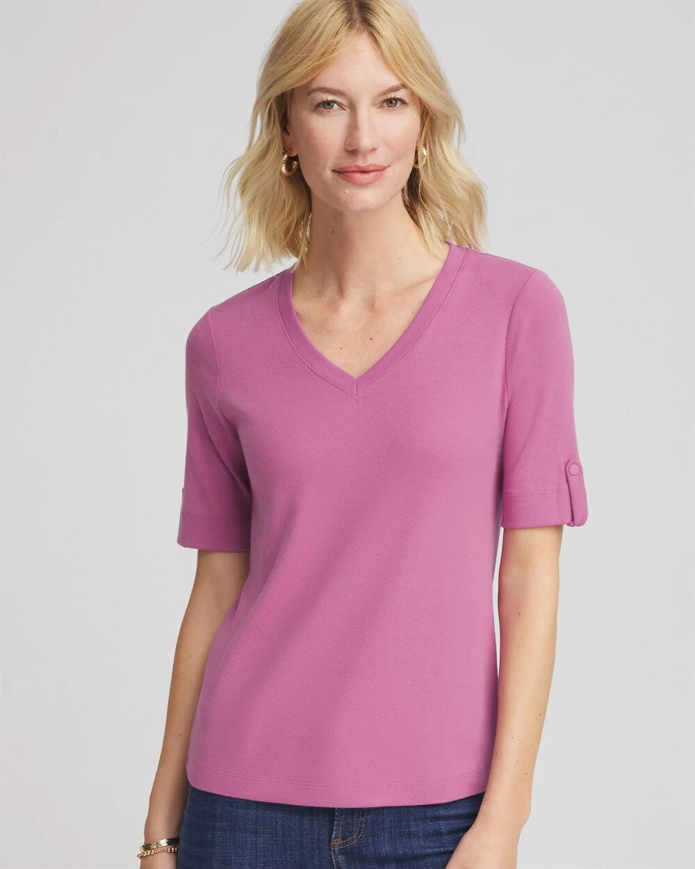 Pima V-Neck Tee