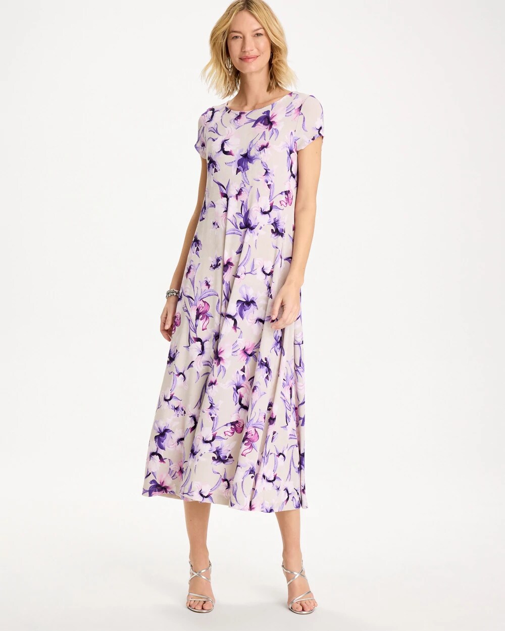Travelers Amethyst Iris Maxi Dress