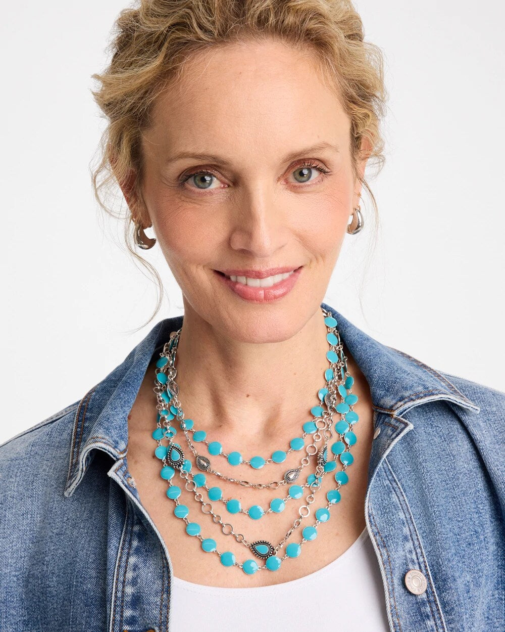 Multi-Strand Bib Necklace