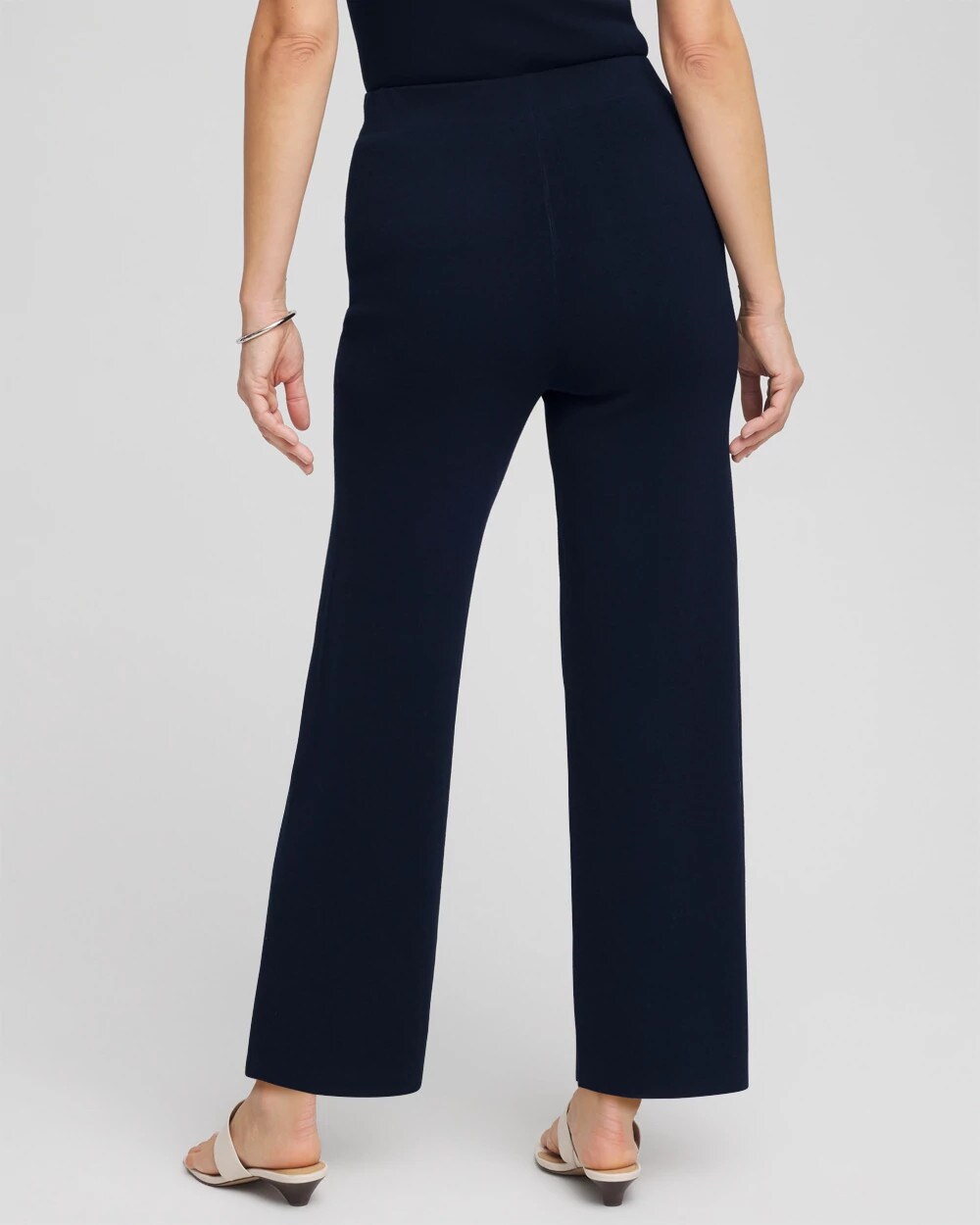 Travelers Sweater Knit Wide-Leg Pants