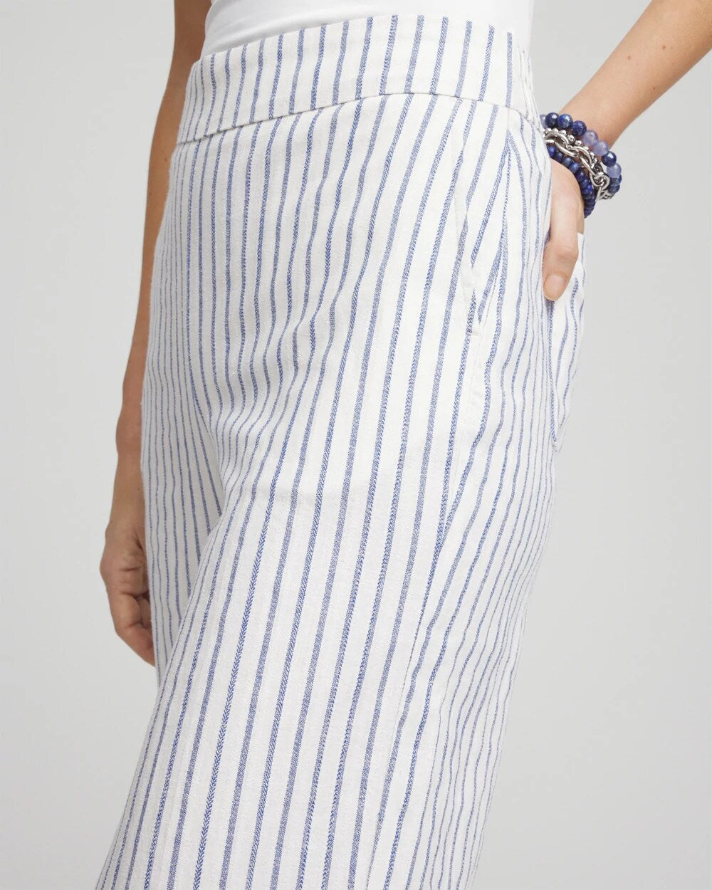 Striped Relaxed Linen Pants