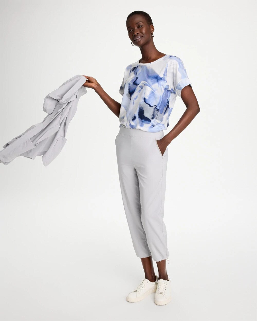Zenergy UPF Pull-On Caviar Cropped Pants