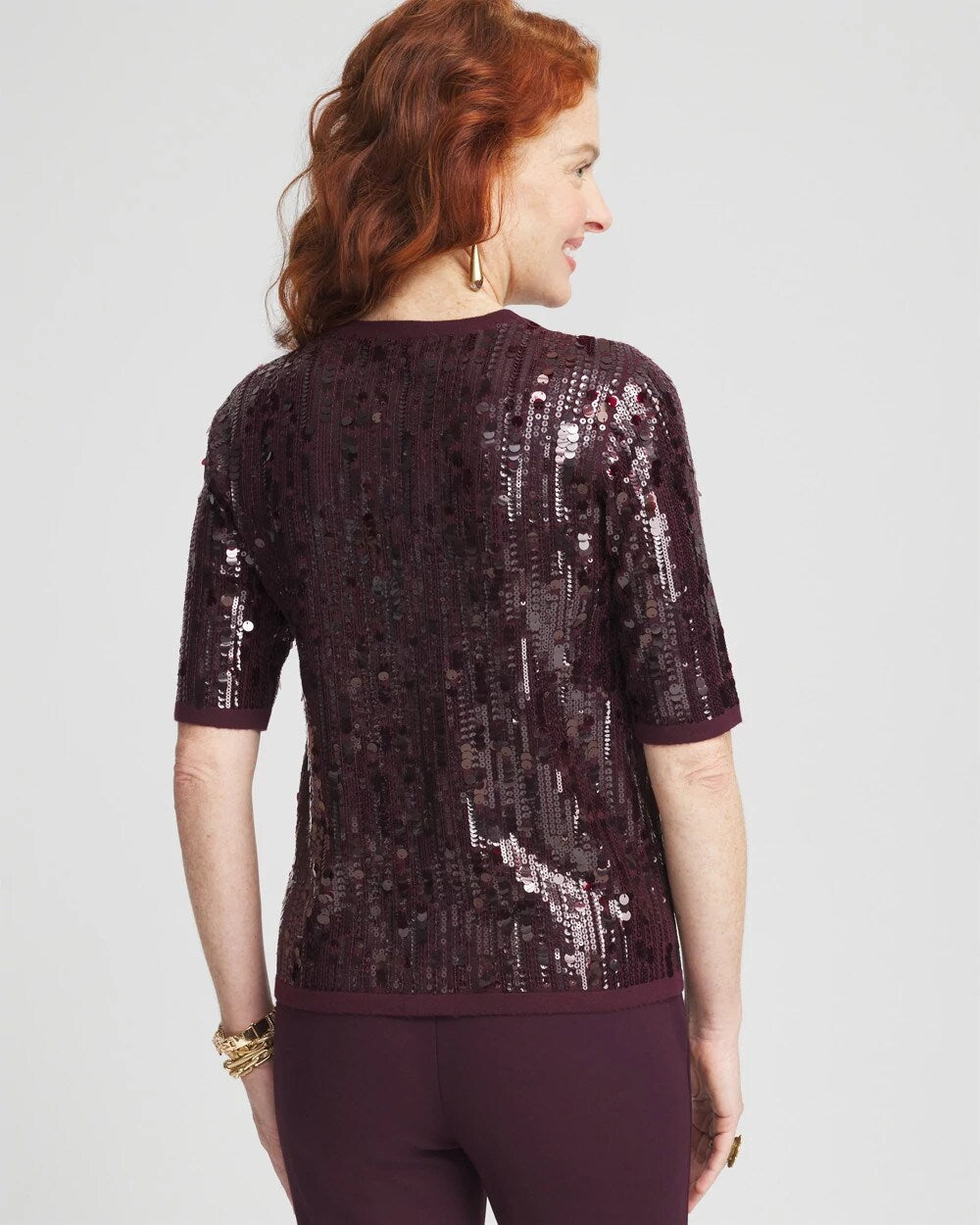 Sequin Pullover Sweater