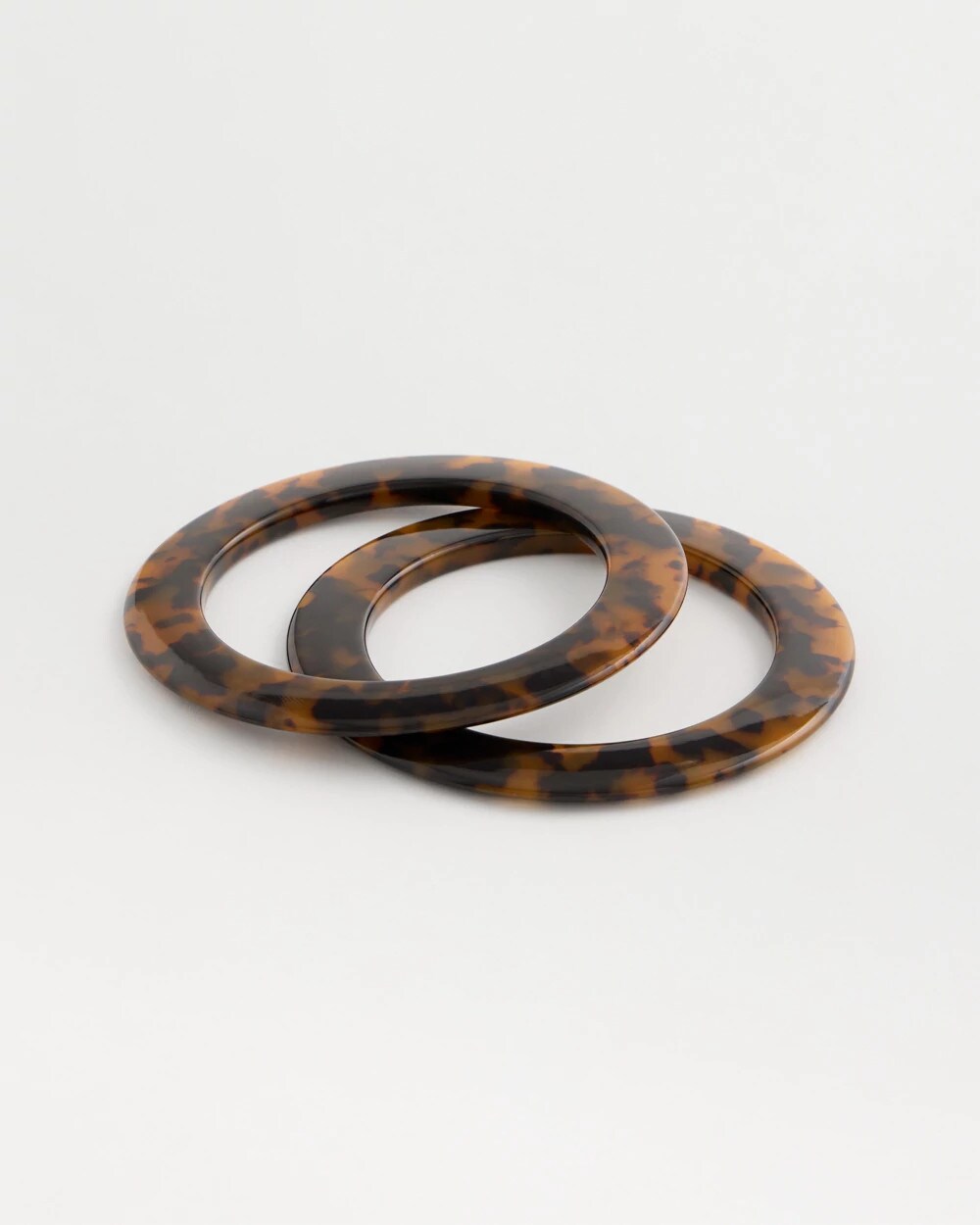 Tortoise Bangle Set of Two