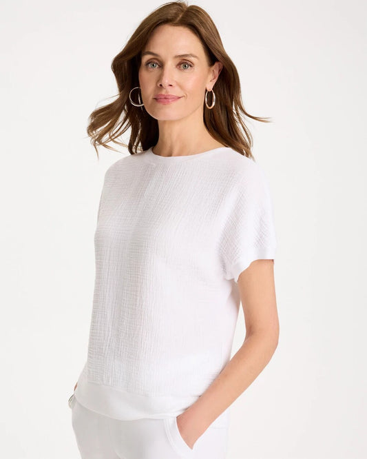 Zenergy Gauze French Terry Mix Tee