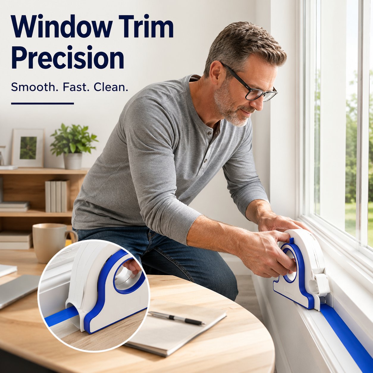 High-efficiency Painter Masking Tape Applicator