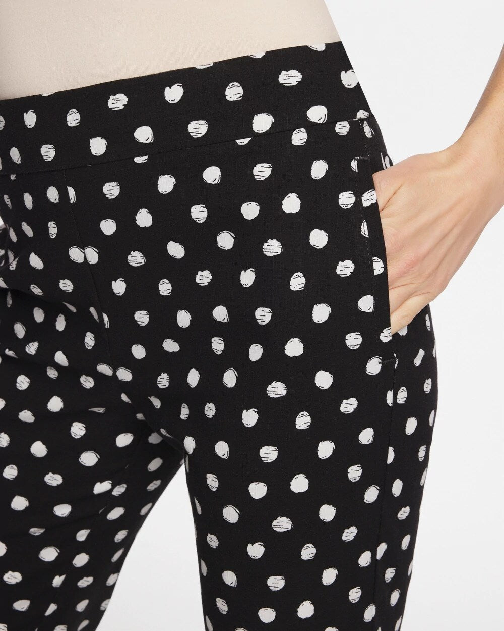 Sketch Dot Brigitte Straight Crop