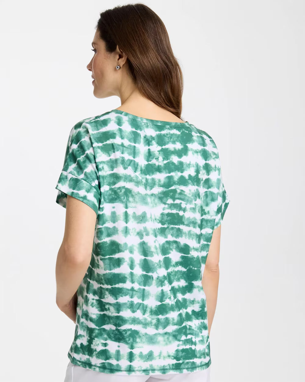Zenergy Tie-Dye Scoop-Neck Tee