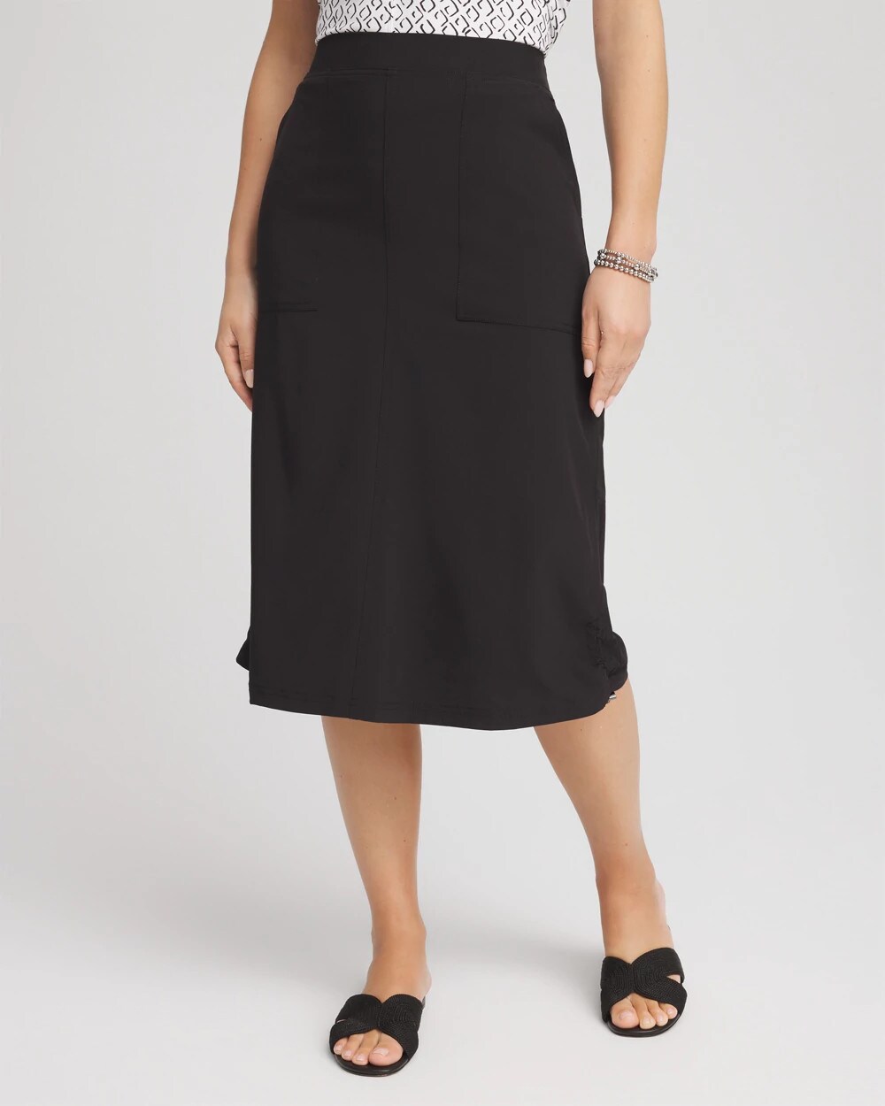 Zenergy UPF Bungee-Hem Pull-On Skirt
