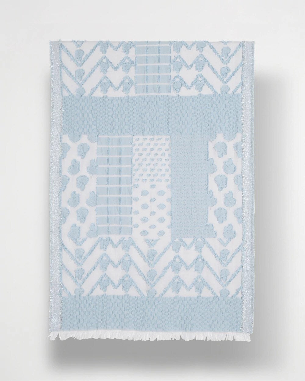 Jacquard Burnout Oblong Scarf