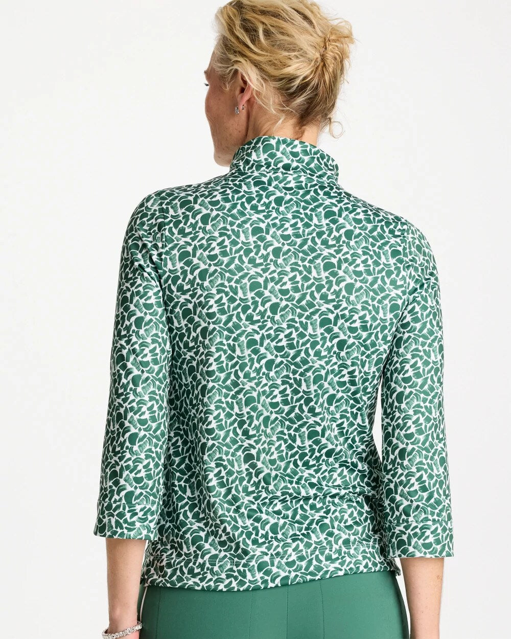 Zenergy UPF Paint Snap Mockneck